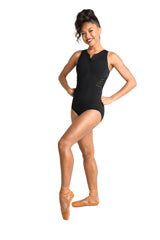 Zip Front Mesh Leo, Adult