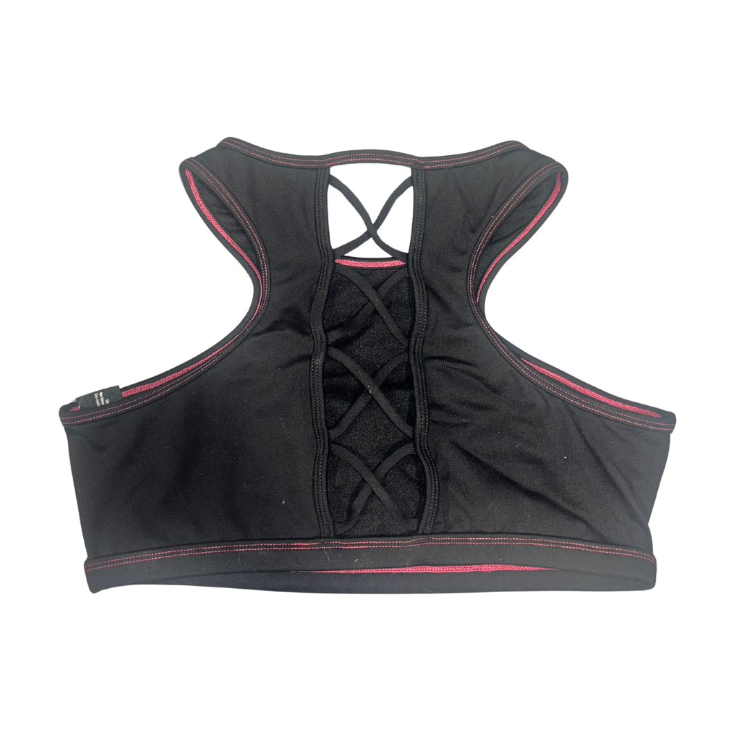 Leo X Back Racer Crop Top