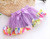 Purple Tutu with Petal Trim