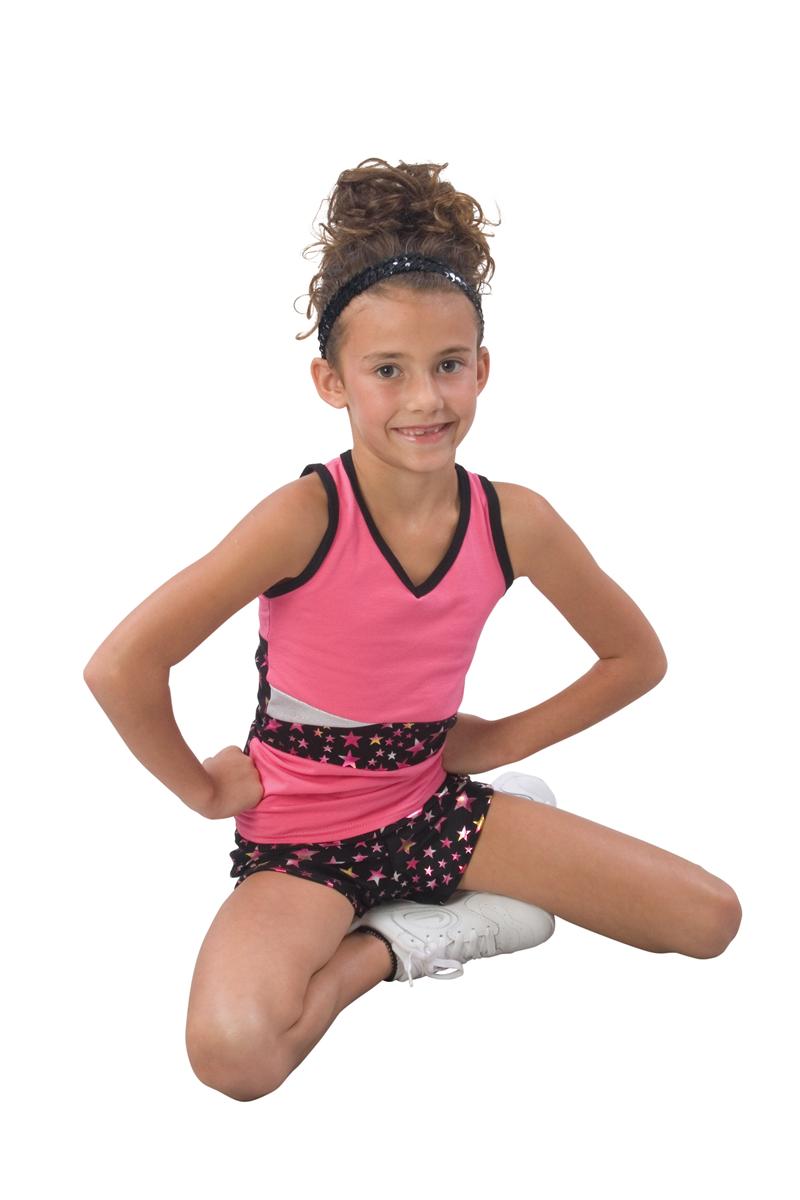 Cheer Tank Top with keyhole back