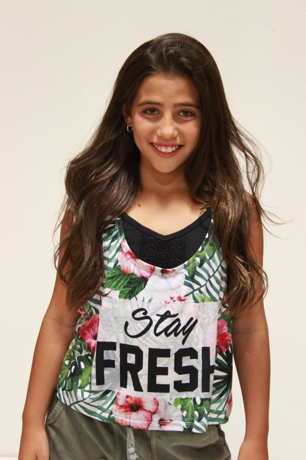 STAY FRESH CROP TANK