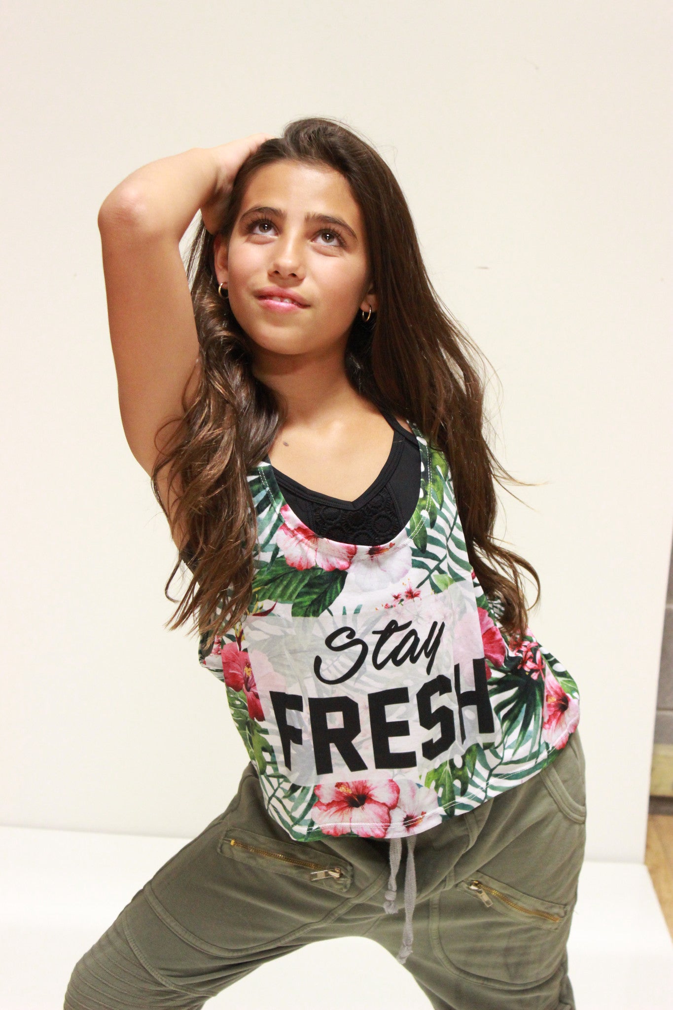 STAY FRESH CROP TANK
