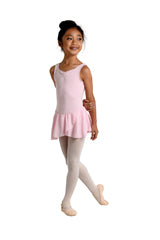 Tank Pinch Front Dress, Black, Child