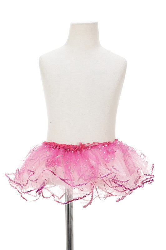 tutu skirt with sequin trim
