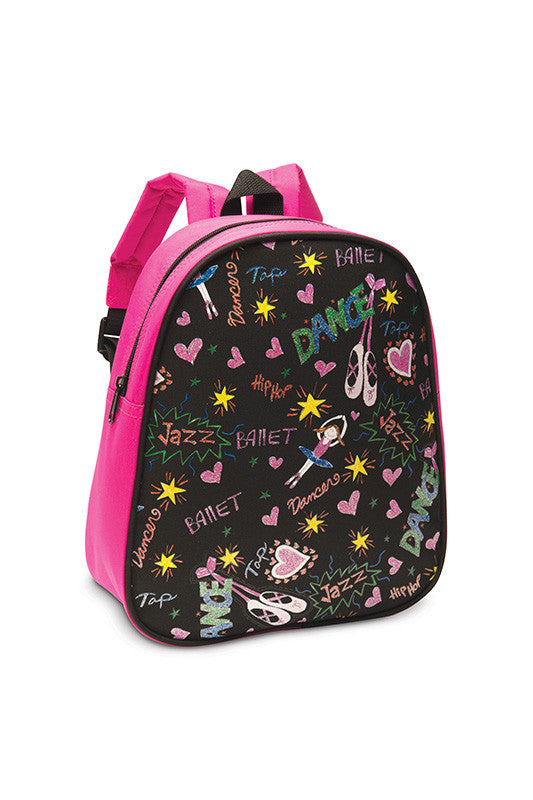 Danshuz Little Dancers Doodle Backpack/Dance Bag