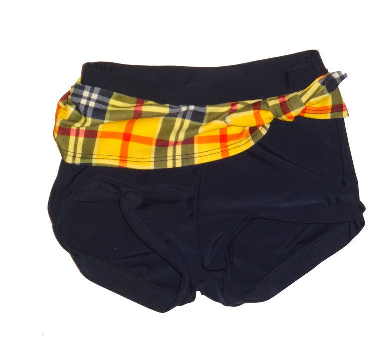 SADIE JANE PLAID TRIM DANCE SHORTS