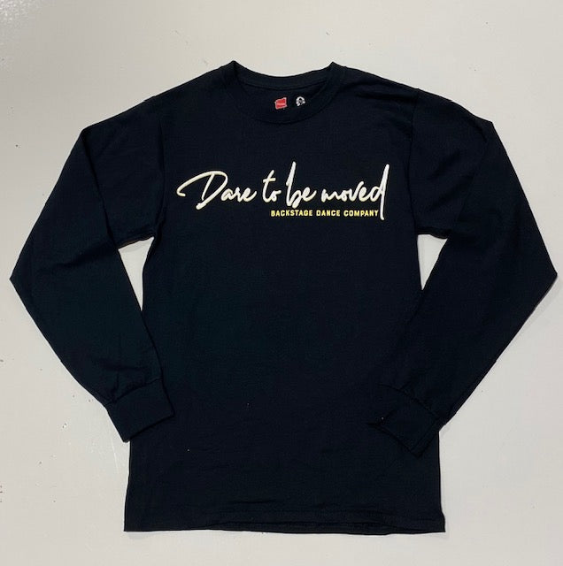 LONGSLEEVE Dare To Be Moved Black (adult)
