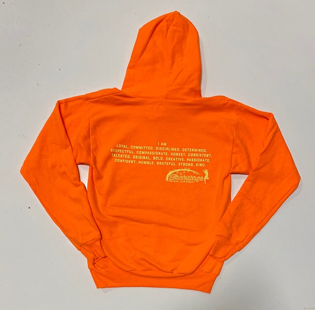 Dare To Be Moved Hoodie Orange (Adult)
