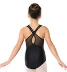 Danz N Motion Mesh Keyhole Back Leotard