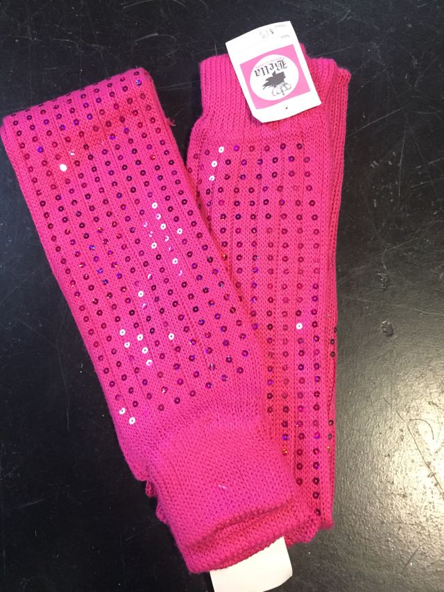 Pink Sequin Leg Warmers