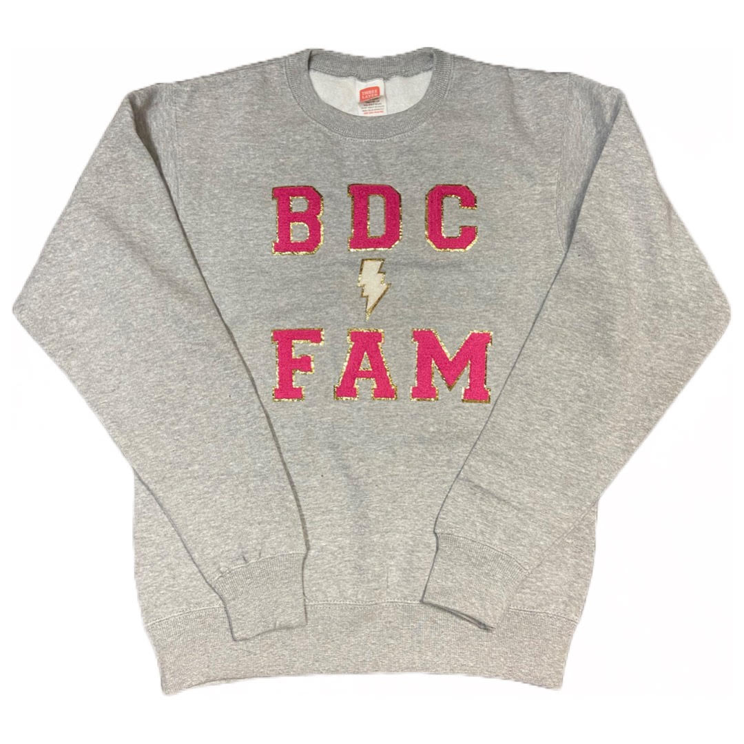 BDC Patchwork Shorts & Sweatshirt Set (Black or Grey- Youth)