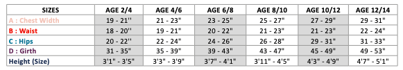 2023 Uniforms - 7-8yr. & 6-9yr. - Leotard - R